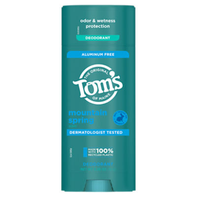 Tom's of Maine The Original Mountain Spring Scent Deodorant, 3.25 oz