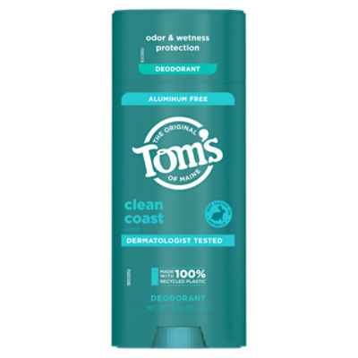 Tom's of Maine The Original Clean Coast Scent Deodorant, 3.25 oz