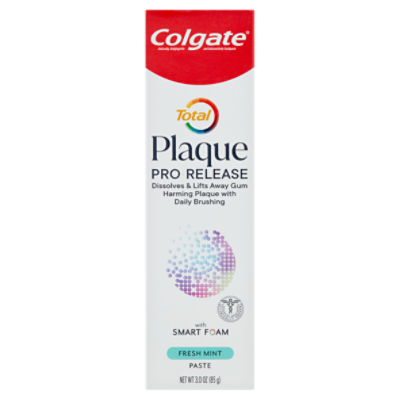 Colgate Total Plaque Pro Release Fresh Mint Paste, 3.0 oz