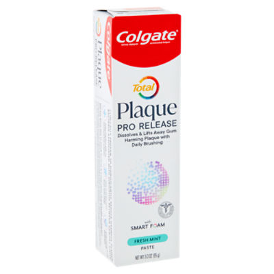 Colgate Total Plaque Pro-Release Whitening Mint Toothpaste - 3 oz
