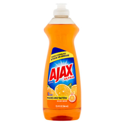 Ajax Ultra Orange Dish Liquid & Hand Soap, 12.4 fl oz