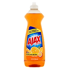 Ajax Ultra Orange Dish Liquid & Hand Soap, 12.4 fl oz, 12.4 Fluid ounce