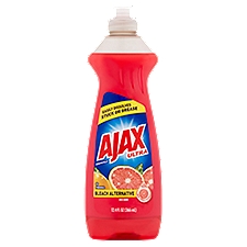 Ajax Ultra Bleach Alternative Grapefruit Dish Liquid, 12.4 fl oz