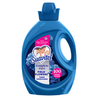 Suavitel Complete Care Field Flowers Fabric Conditioner, 100 Small Loads, 100 fl oz
