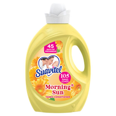Suavitel Morning Sun Fabric Conditioner, 105 Small Loads, 105 fl oz, 105 Fluid ounce