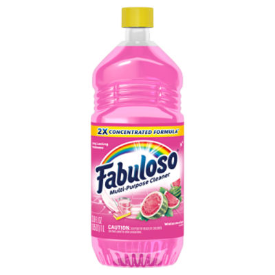 Fabuloso® Multi-Purpose Cleaner, 2X Concentrated Formula, Watermelon Scent, 33.8 fl oz