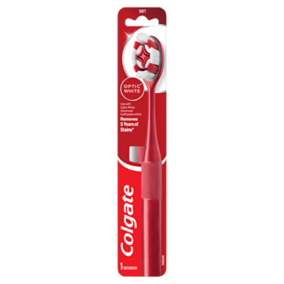 Colgate Optic White Soft Toothbrush, 1 count
