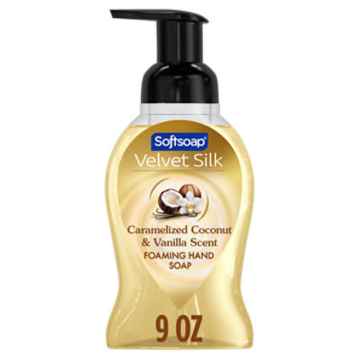 Softsoap Velvet Silk Caramelized Coconut & Vanilla Scent Foaming Hand Soap, 9 fl oz