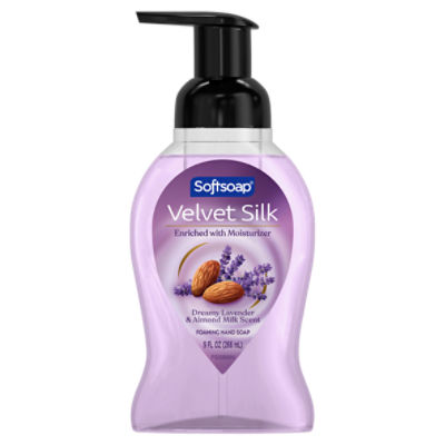 Softsoap Velvet Silk Dreamy Lavender & Almond Milk Scent Foaming Hand Soap, 9 fl oz