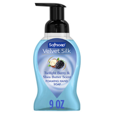 Softsoap Velvet Silk Twilight Berry & Shea Butter Scent Foaming Hand Soap, 9 fl oz