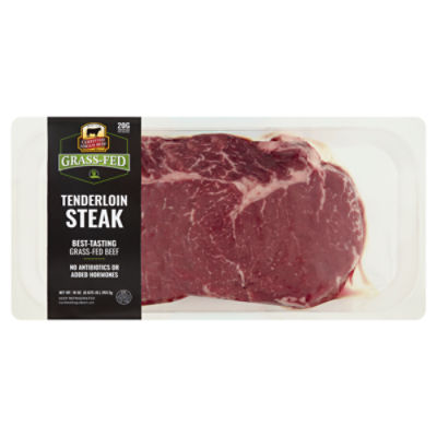 Certified Angus Beef Grass Fed Tenderloin Steak, 10 oz