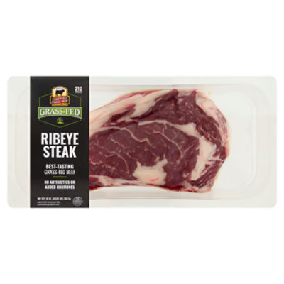 Certified Angus Beef Grass Fed Ribeye Steak, 10 oz
