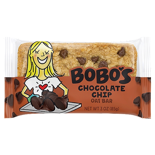 Bobo's Chocolate Chip Oat Bar, 3 oz