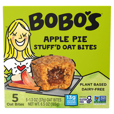 Bobo's Apple Pie Stuff'd Oat Bites, 1.3 oz, 5 count
