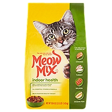 Meow Mix Indoor Health Cat Food, 50.4 oz, 3.15 Pound