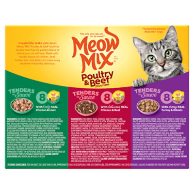 Meow mix hotsell cat food ingredients