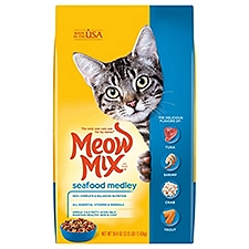 Meow Mix Seafood Medley Dry Cat Food, 3.5 pound, 3.5 Pound