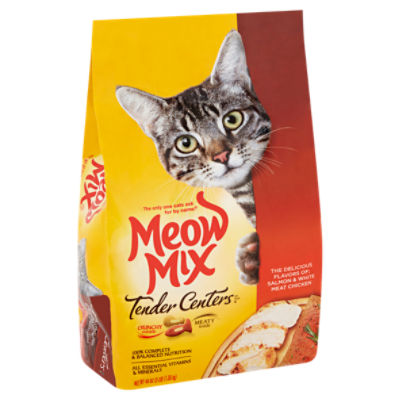 Meow Mix Tender Centers Salmon & White Meat Chicken Cat Food, 48 oz