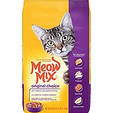 Meow Mix Original Choice Dry Cat Food, 3.15 pound