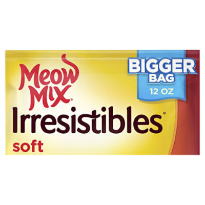 Meow mix 2024 irresistibles soft chicken