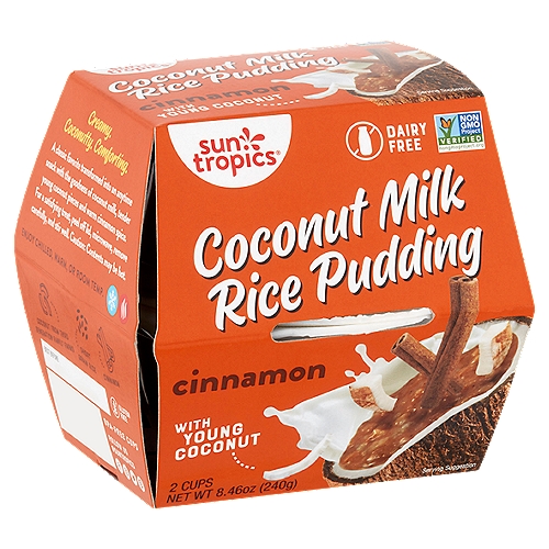 Sun Tropics Cinnamon Coconut Milk Rice Pudding, 2 count, 8.46 oz