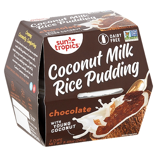 Sun Tropics Chocolate Coconut Milk Rice Pudding, 2 count, 8.46 oz