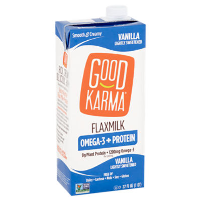 Good Karma Omega3 + Protein Vanilla Lightly Sweetened, Flaxmilk
