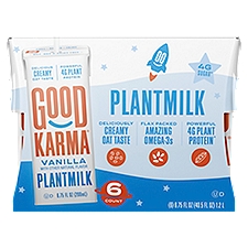 Good Karma Vanilla Plantmilk, 6.75 fl oz, 6 count