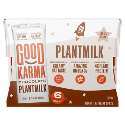 Good Karma Chocolate Plantmilk, 6.75 fl oz, 6 count