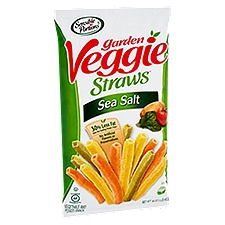 Sensible Portions Garden Veggie Straws Sea Salt, Vegetable and Potato Snack, 16 Ounce