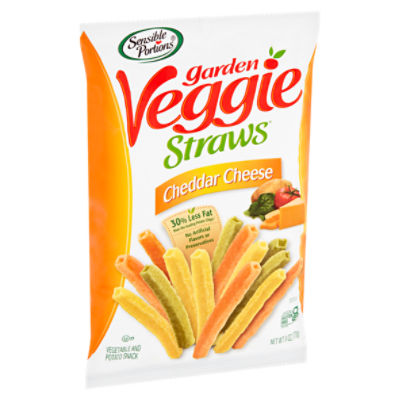 Sensible Portions Garden Veggie Straws Cheddar Cheese Vegetable and