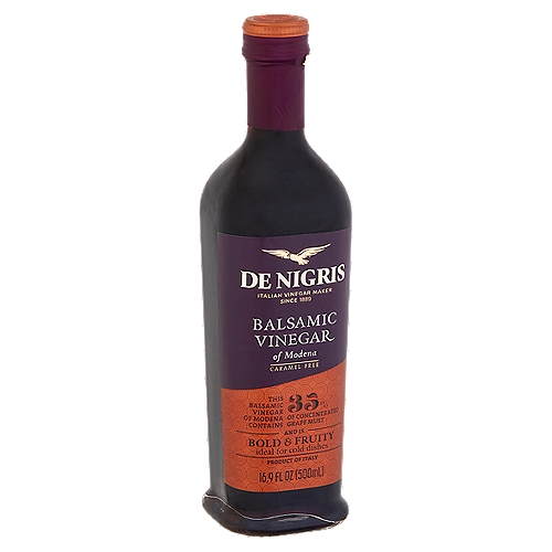 De Nigris Balsamic Vinegar of Modena, 16.9 fl oz