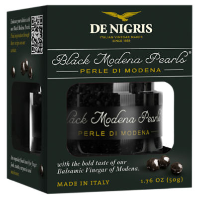 De Nigris Black Modena Pearls, 1.76 oz