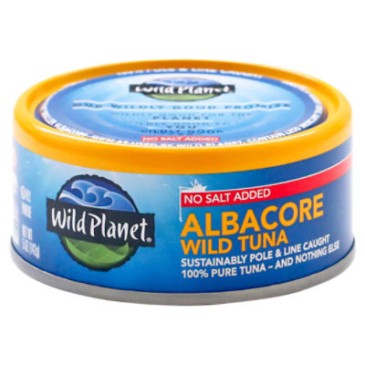 Wild No Salt Added Albacore Wild Tuna, 5 oz
