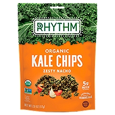 Rhythm Zesty Nacho, Kale Chips, 2 Ounce