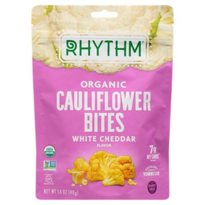 Rhythm Cauliflower Bites White Chddr Og 1.4oz