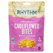Rhythm White Chddr, Cauliflower Bites, 1.4 Ounce