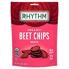 Rhythm Naked, Beet Chips, 1.4 Ounce