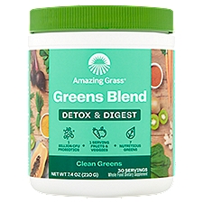 Amazing Grass Green Superfood Powder, Detox & Digest Clean Greens, 7.4 Ounce