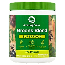 Amazing Grass Greens Blend Superfood The Original Whole Food Dietary Supplement, 8.5 oz