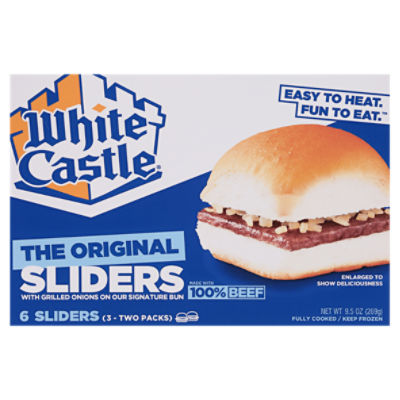 White Castle The Original Sliders, 6 count, 9.5 oz, 9.5 Ounce