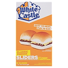 White Castle Classic Cheese Sliders, 16 count, 29.28 oz