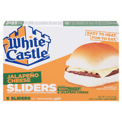 White Castle Jalapeño Cheese Sliders, 6 count, 11 oz