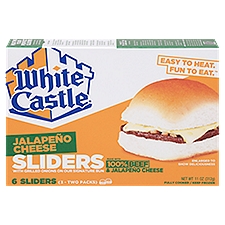 White Castle Jalapeño Cheese Sliders, 6 count, 11 oz