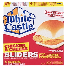 White Castle Chicken & Cheese, Sliders, 11.36 Ounce