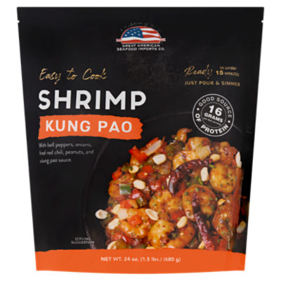 Great American Seafood Imports Co. Kung Pao Shrimp, 24 oz