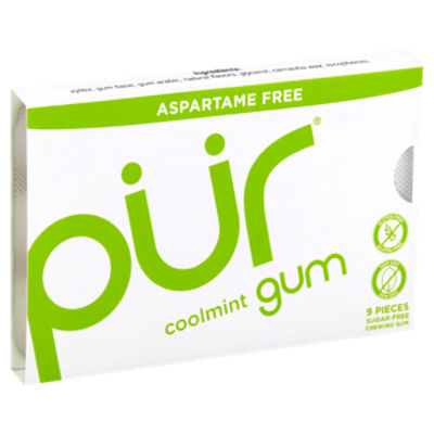 Pur Coolmint Sugar-Free Chewing Gum, 9 count