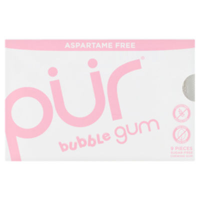 Pür Bubble Gum SugarFree Chewing Gum, 9 count