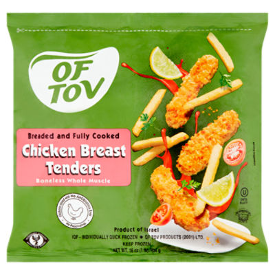 Of Tov Chicken Breast Tenders, 16 oz