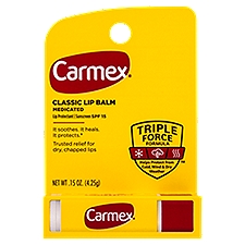 Carmex Original Lip Balm Medicated, .15 oz